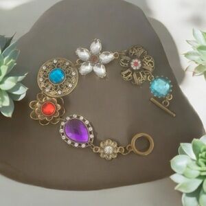 Multi Colored Toggle Bracelet